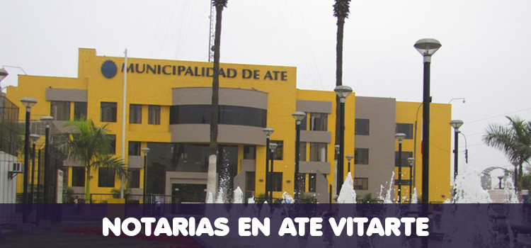 NOTARIAS EN ATE VITARTE