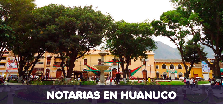 NOTARIAS EN HUANUCO