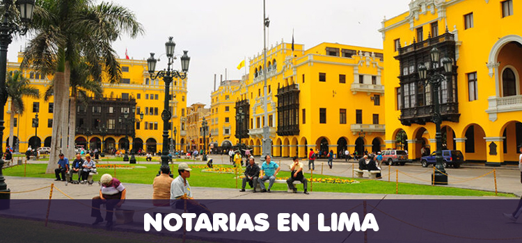 NOTARIAS EN LIMA